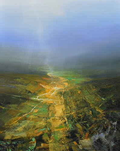 Agartha - The Rainy Valley - 5 von Ivan Grozdanovski, Malerei kaufen auf Singulart