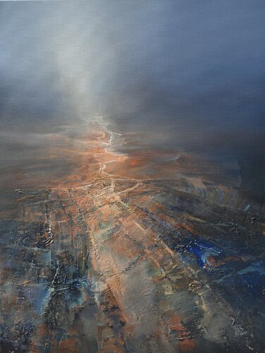 Agartha - The wasteland 5 by Ivan Grozdanovski, 회화 for Sale on Singulart