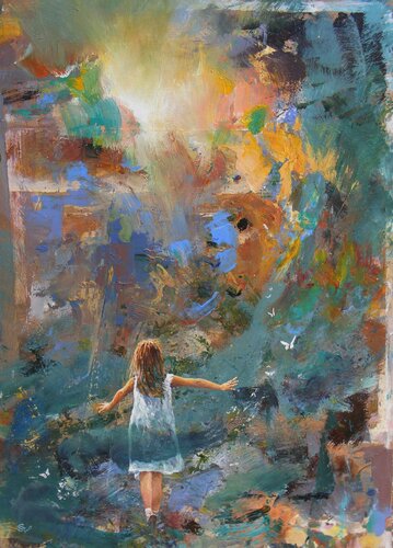 " Take Me to the Light " di Ivan Grozdanovski, Pittura in vendita su Singulart