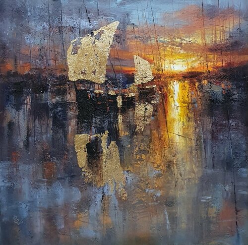 " Harbor of destroyed dreams - Old Soul , Young Heart " di Ivan Grozdanovski, Pittura in vendita su Singulart