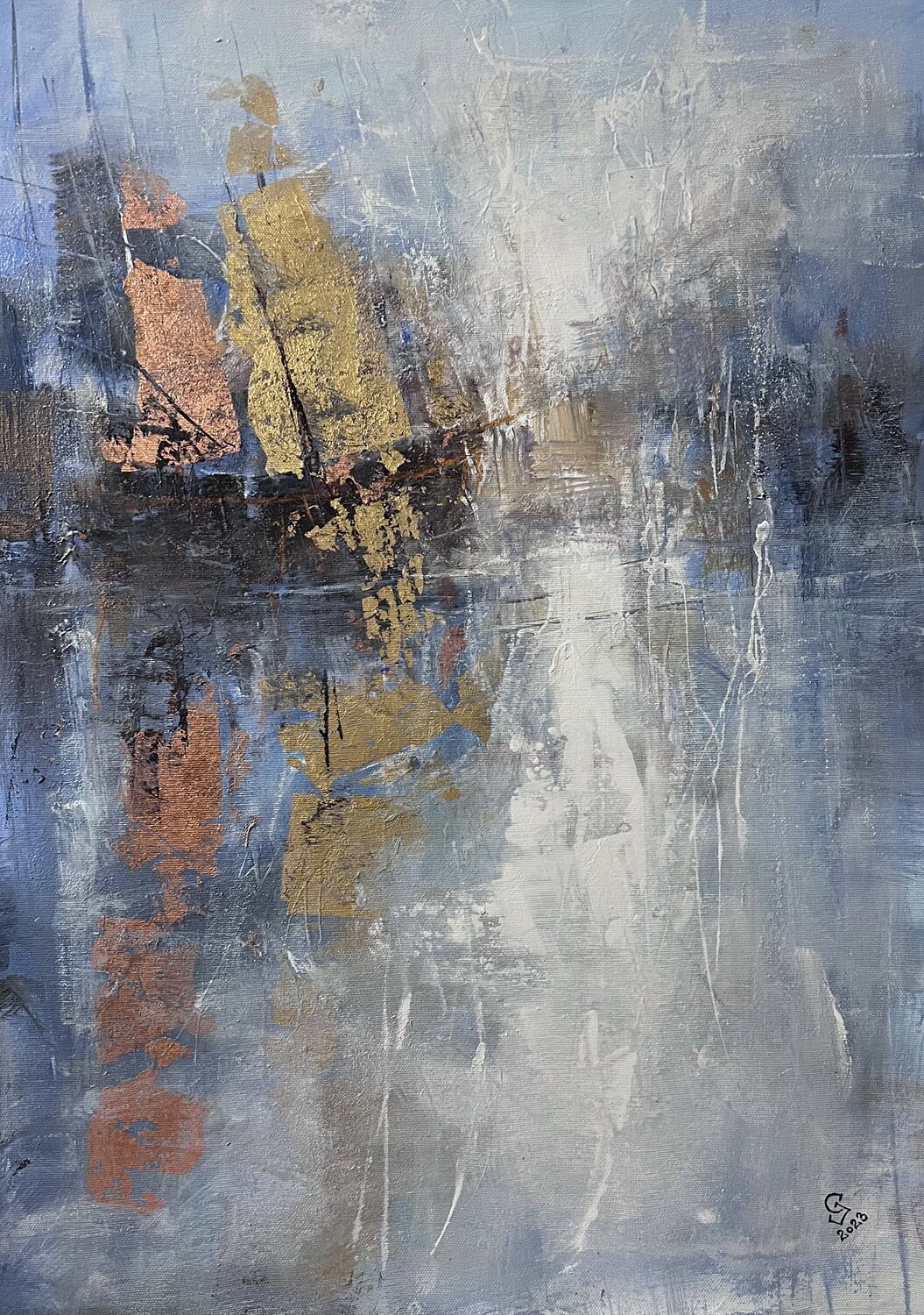 " Harbor of destroyed dreams - Blue Dawn " Ivan Grozdanovski