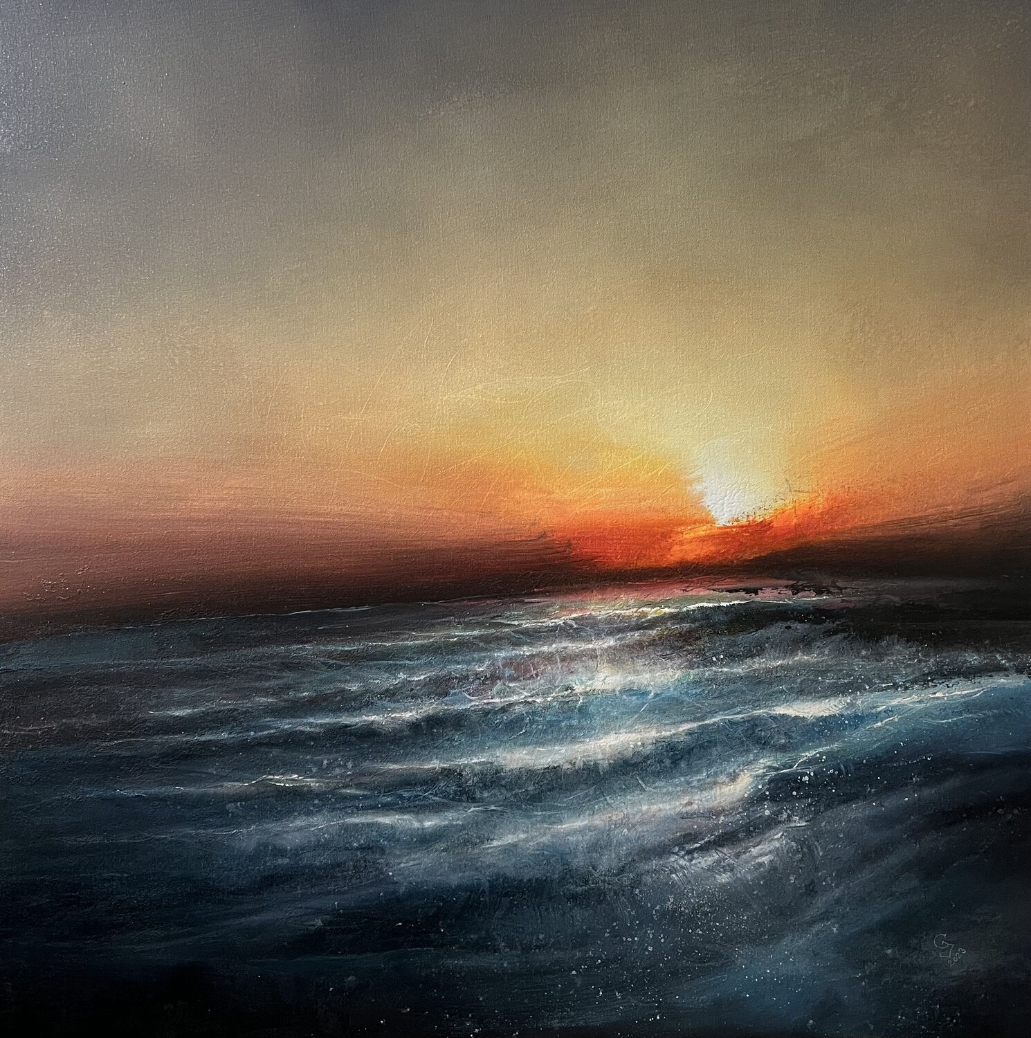" Whisper Of The Evening Sea - 2 " Ivan Grozdanovski Originalgemälde zu verkaufen