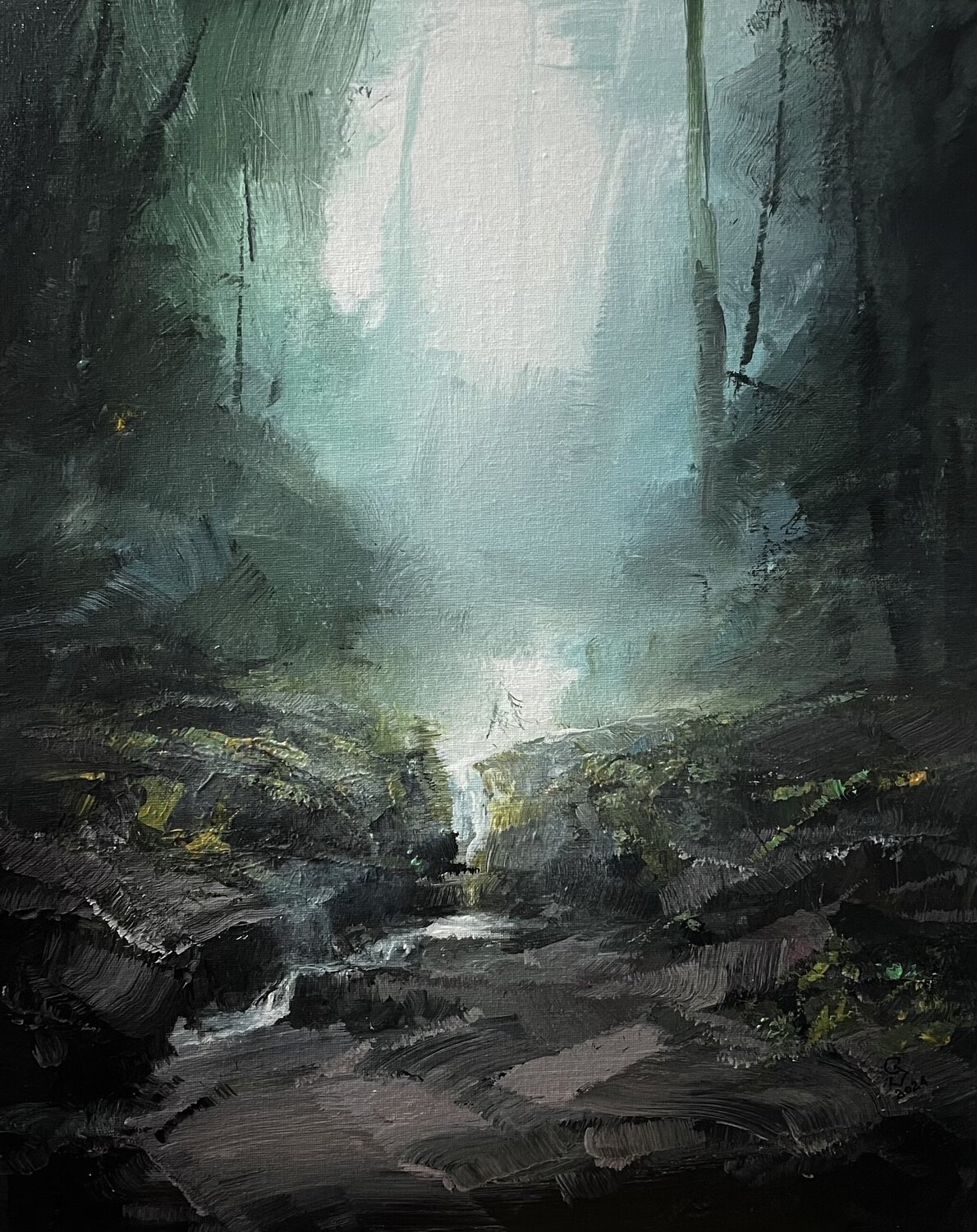 Misty stream Ivan Grozdanovski