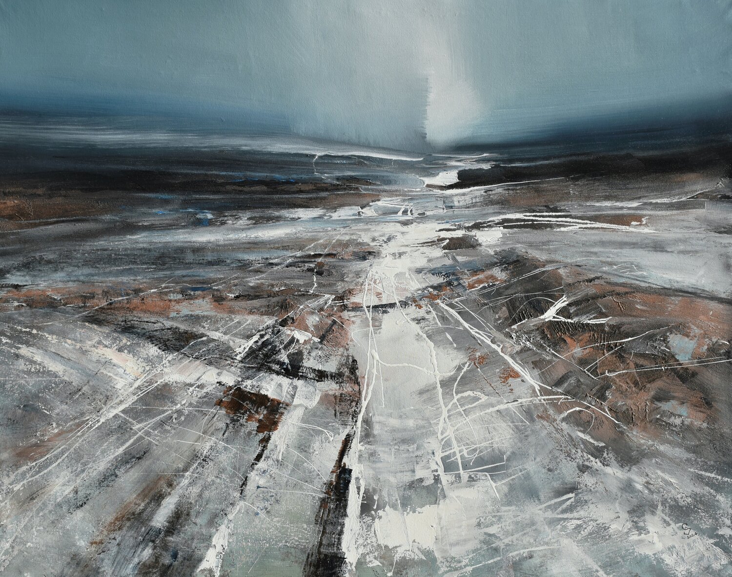 Agartha - On the path of frozen thoughts Ivan Grozdanovski Originalgemälde zu verkaufen