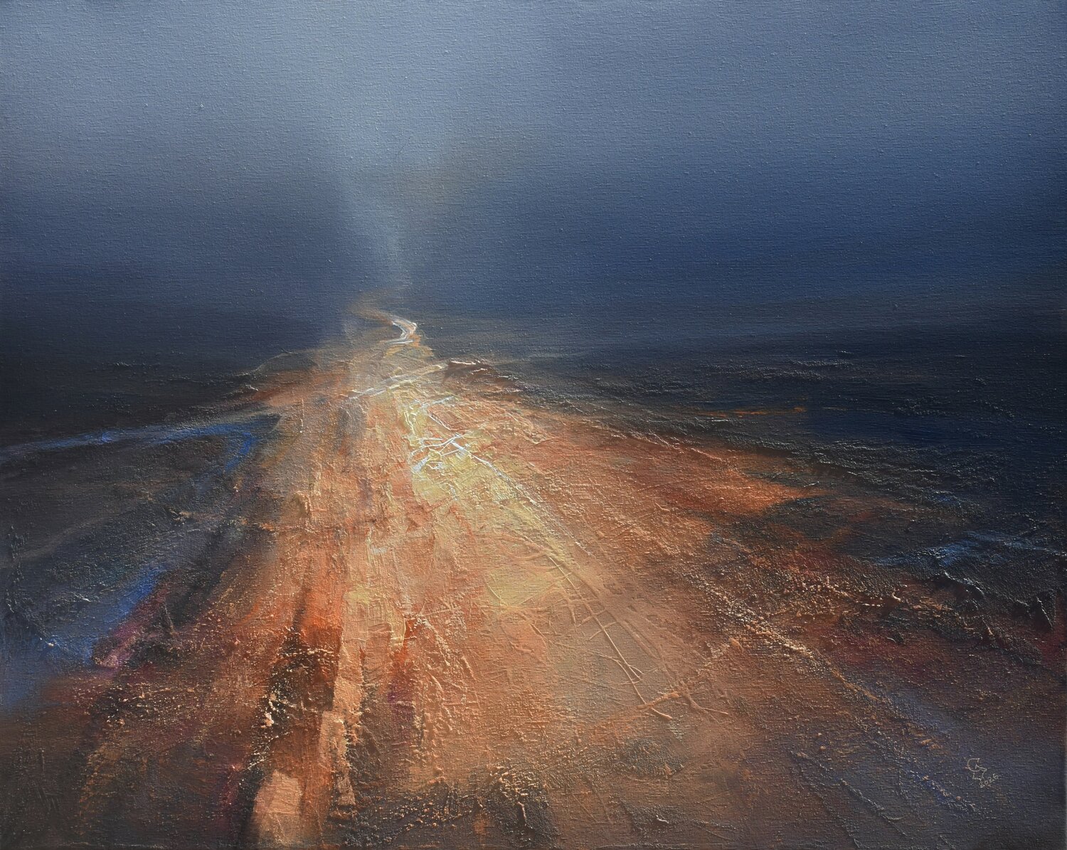 Agartha - The wasteland 6 Ivan Grozdanovski Original painting for sale