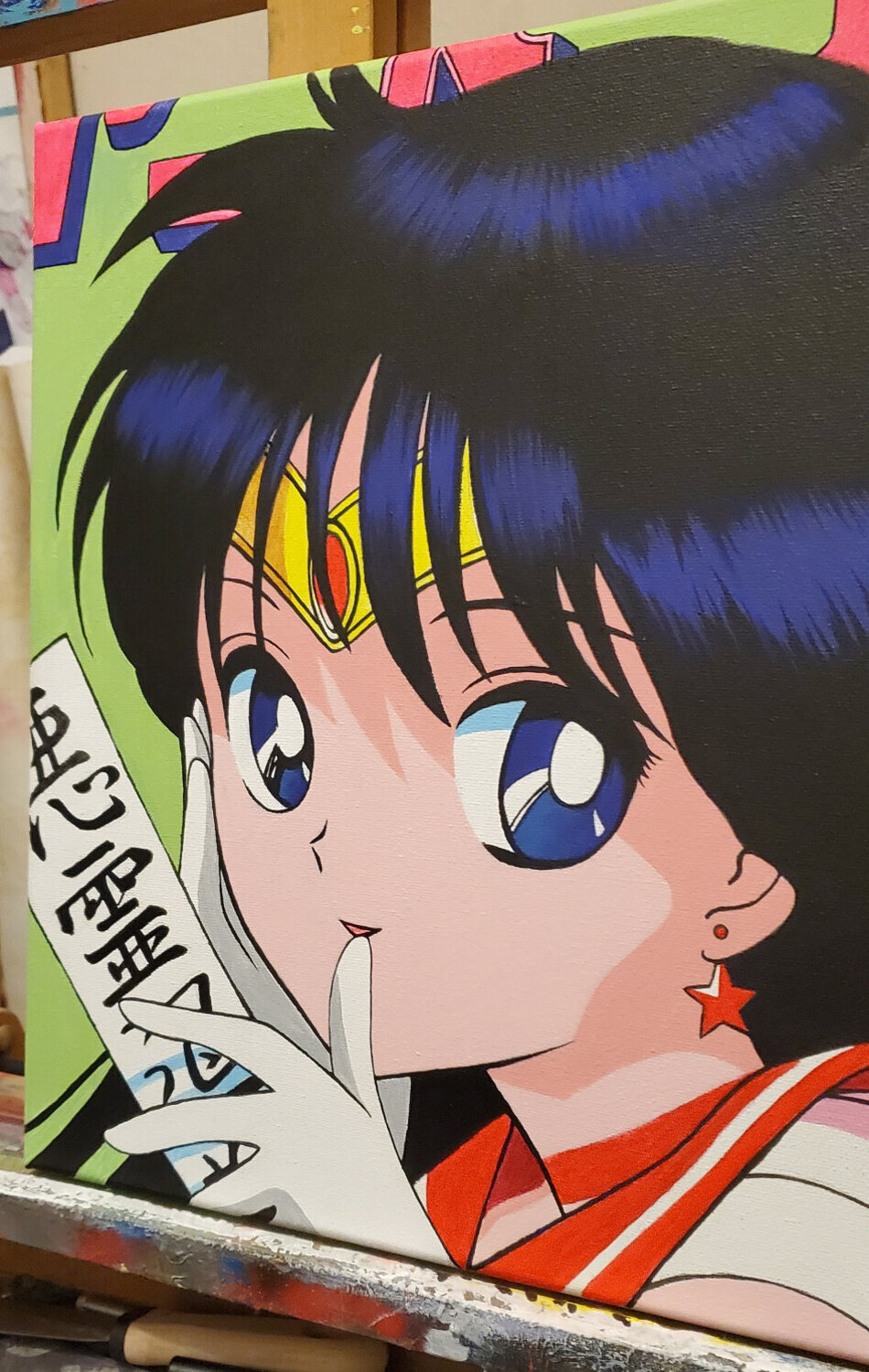 SAILOR MARS by DILLIES (2022) : Painting Acrylic on Canvas - Singulart