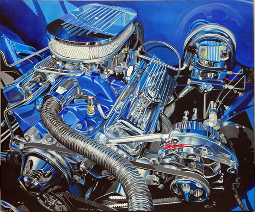 CHEVY IMPALA van DILLIES, Schilderij te koop op Singulart