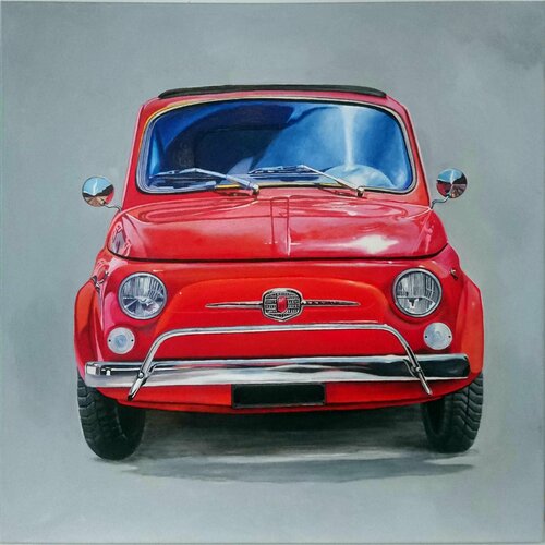 FIAT 500 van DILLIES, Schilderij te koop op Singulart