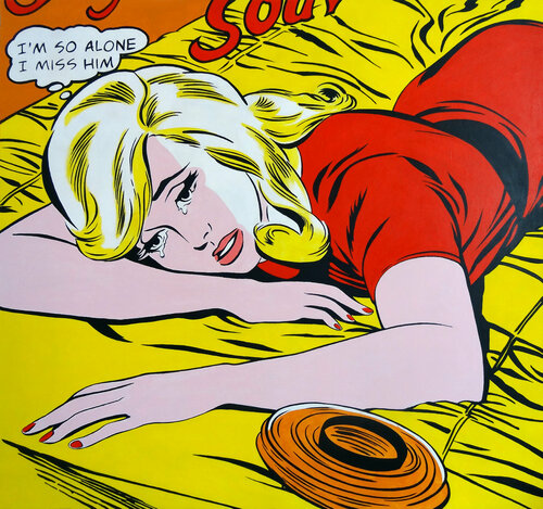 I MISS HIM by DILLIES, Painting for Sale on Singulart