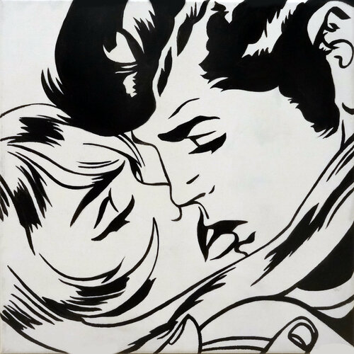 KISS by DILLIES, Painting for Sale on Singulart