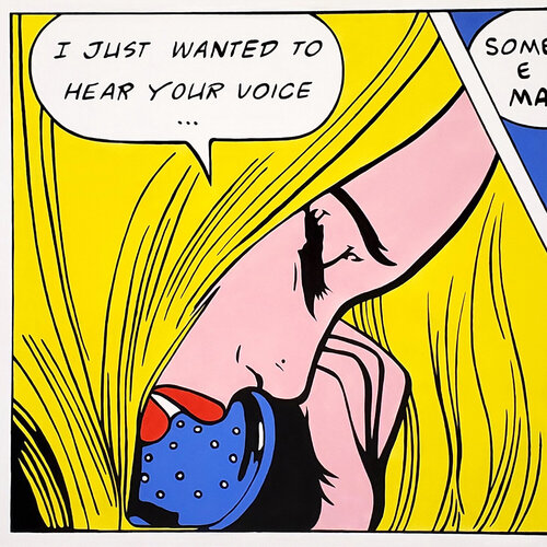 HEAR YOUR VOICE by DILLIES, Painting for Sale on Singulart