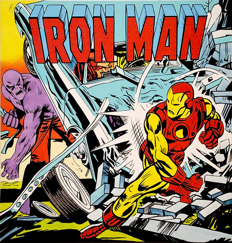 IRON MAN by DILLIES, Painting for Sale on Singulart