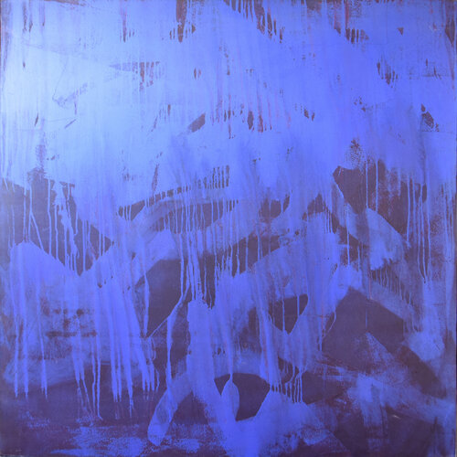 BLUE ABSTRACTION by DILLIES, Painting for Sale on Singulart