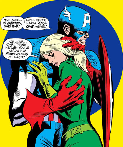 CAPTAIN AMERICA LOVES HER by DILLIES, Painting for Sale on Singulart