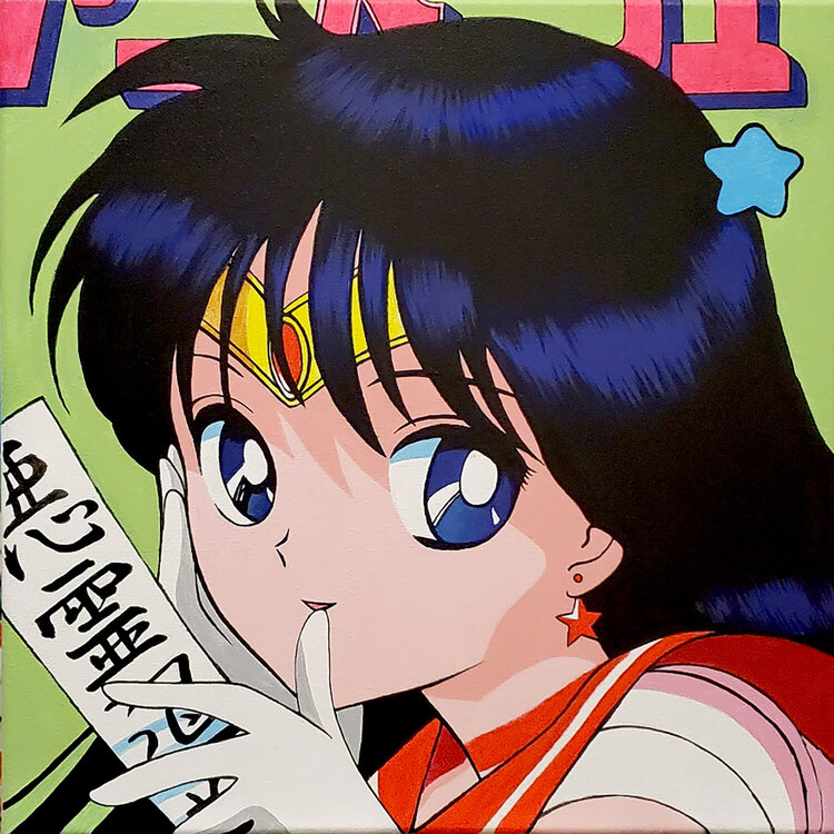 SAILOR MARS by DILLIES (2022) : Painting Acrylic on Canvas - Singulart