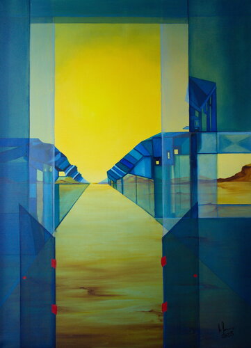 Look into the future by Ulla M. Neuhaus, Painting for Sale on Singulart