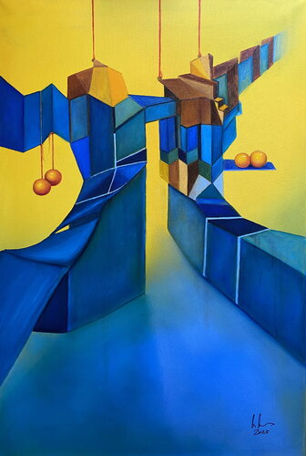 Way to the kingdom of heaven by Ulla M. Neuhaus, Painting for Sale on Singulart
