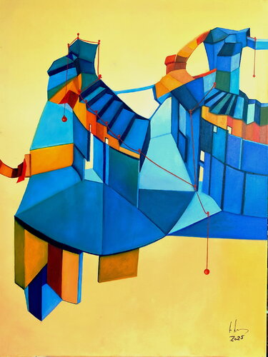 Escape routes II di Ulla M. Neuhaus, Pittura in vendita su Singulart