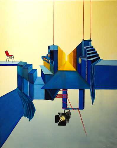 Come in, finally is open again di Ulla M. Neuhaus, Pittura in vendita su Singulart