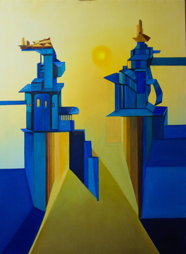 Way into happipness di Ulla M. Neuhaus, Pittura in vendita su Singulart