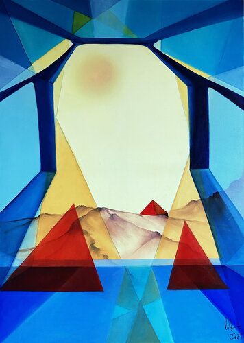 Daylight on Mars von Ulla M. Neuhaus, Malerei kaufen auf Singulart