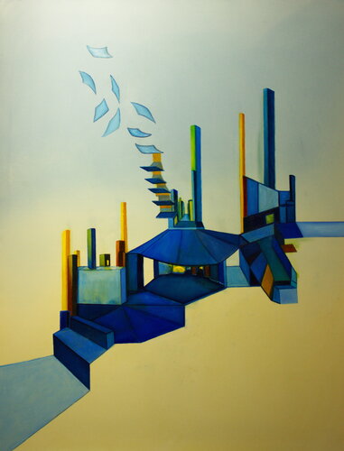 Flying away by Ulla M. Neuhaus, Painting for Sale on Singulart