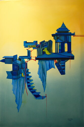 The way to heaven by Ulla M. Neuhaus, Painting for Sale on Singulart