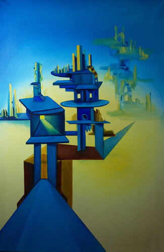 Welcome from the other universe de Ulla M. Neuhaus, Pintura a la venta en Singulart