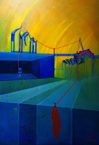 The show is over von Ulla M. Neuhaus, Malerei kaufen auf Singulart