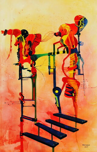 My own wonderworld I de Ulla M. Neuhaus, Pintura a la venta en Singulart