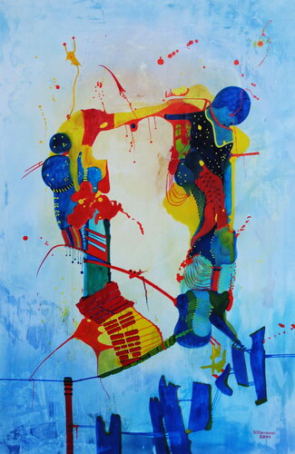 Sterntaler by Ulla M. Neuhaus, 회화 for Sale on Singulart
