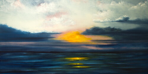 Abend am Meer par Ulla M. Neuhaus, Peinture en vente sur Singulart