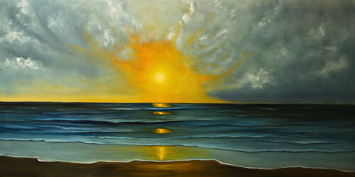 Sunset Dream by Ulla M. Neuhaus, Painting for Sale on Singulart