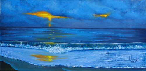 Ruhe vor dem Sturm par Ulla M. Neuhaus, Peinture en vente sur Singulart