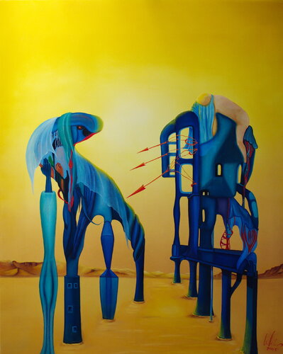 Turmbau zu Babel by Ulla M. Neuhaus, Painting for Sale on Singulart
