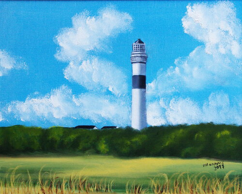 Leuchtturm Kampen / Sylt by Ulla M. Neuhaus, Painting for Sale on Singulart