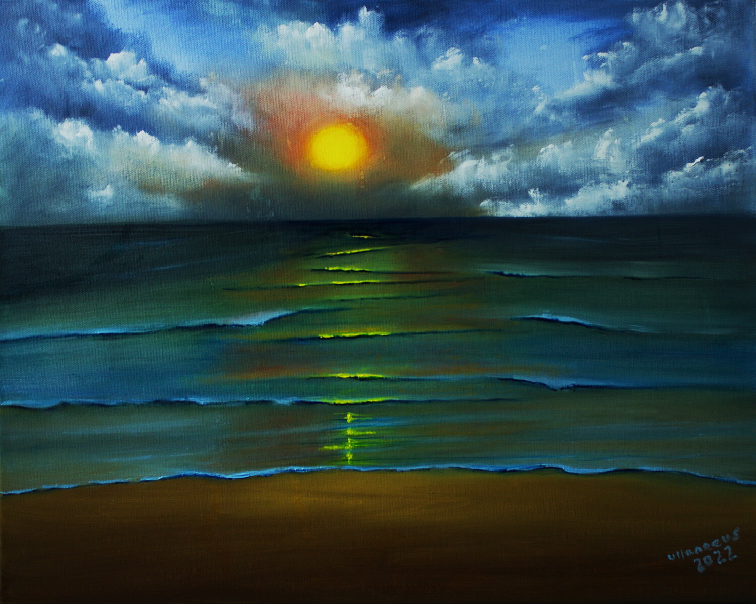 Sunsest at the North Sea Ulla M. Neuhaus