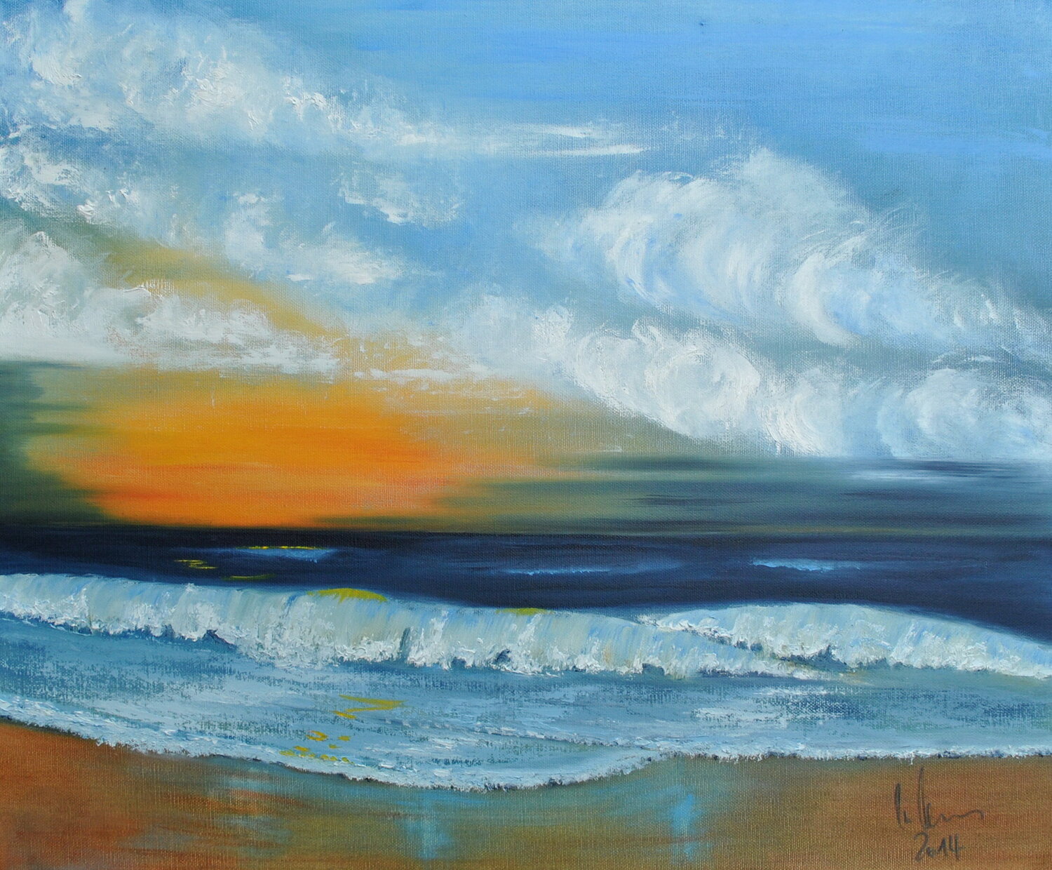 Morgenrot am Meer Ulla M. Neuhaus