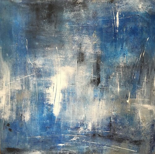 Océan Graffitis van Christine Barth Mroz, Schilderij te koop op Singulart