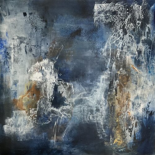 Quand coule l eau van Christine Barth Mroz, Schilderij te koop op Singulart