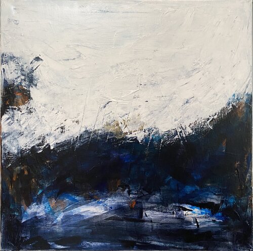 Tempête bleue di Christine Barth Mroz, Pittura in vendita su Singulart