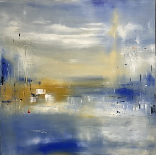 Douce pensée von Christine Barth Mroz, Malerei kaufen auf Singulart