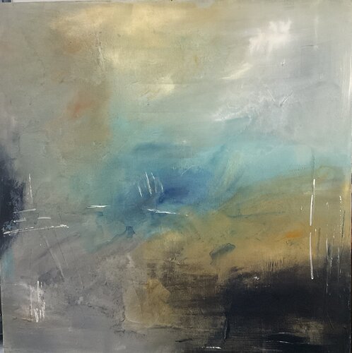 Ou coule l eau di Christine Barth Mroz, Pittura in vendita su Singulart