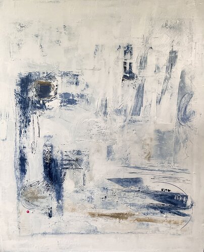 White graffitis by Christine Barth Mroz, 회화 for Sale on Singulart