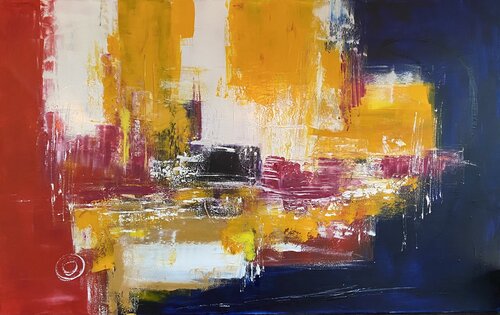 Chasse la grisaille de l hiver di Christine Barth Mroz, Pittura in vendita su Singulart