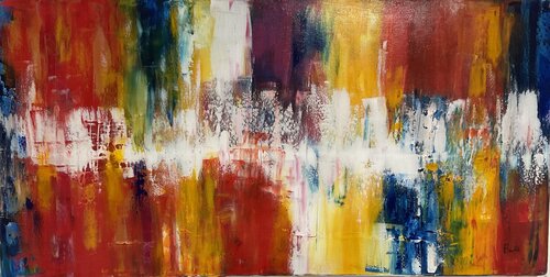 Joyeuse par Christine Barth Mroz, Peinture en vente sur Singulart