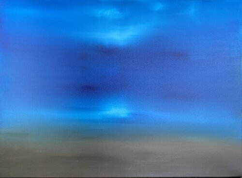 Le reflet de la lune by Christine Barth Mroz, 회화 for Sale on Singulart