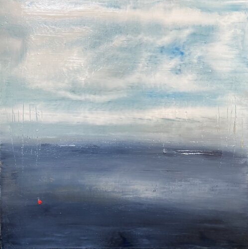 Battement de coeur à l horizon by Christine Barth Mroz, 회화 for Sale on Singulart