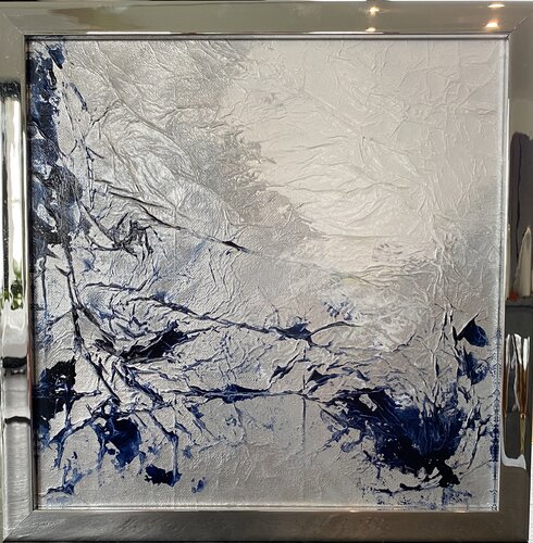 Eclats d argent by Christine Barth Mroz, Painting for Sale on Singulart