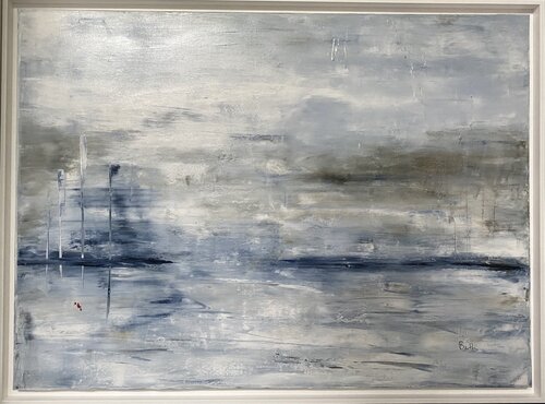 L écho du calme par Christine Barth Mroz, Peinture en vente sur Singulart